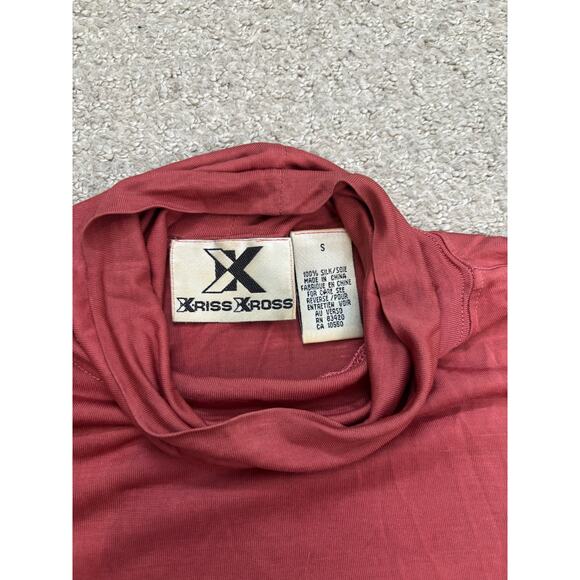 Vintage Kriss Kross Silk Base Layer Turtleneck Women's Size S - Picture 2 of 7